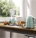 SMEG KLF04PGEU, Elektrisch waterkoker met temperatuurregeling 50’s Style, 1.7L, Kleur : pastel groen