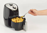 Ariete 4617, Airy Fryer Compact, luchtfriteuse, inhoud 2 l, 1000 W, max. temperatuur 200 °C, zwart