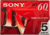 Sony DV Cassette Tape 5 pack