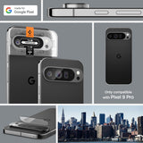 Spigen Glas.tR EZ Fit Optik Camera Protector compatibel met Google Pixel 9 Pro, 2 Stuks, Kristalhelder, Geen storing voor flitsfunctie, 9H Gehard Glas