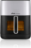 Ufesa Phoenix, Dubbele Weerstands Air Fryer met Stoom, 6 L, 1800 W, 10 Voorgeprogrammeerde Programma's, Venster en Binnenverlichting, Inclusief Receptenboek