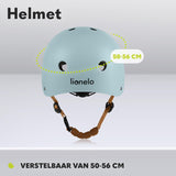 Lionelo Helm Explorer Verstelbare Gecertificeerde Kinderveiligheidshelm Maat S (50-56cm) Slagvast & Geventileerd Ontworpen voor Creatief Krijt & Marker Maatwerk, Fietsen & Outdoor Avonturen