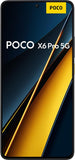 Xiaomi POCO X6 Pro 5G smartphone + headphones, 8+256 mobile phone without contract, 64MP OIS triple camera, yellow (NL version + 2 year guarantee)