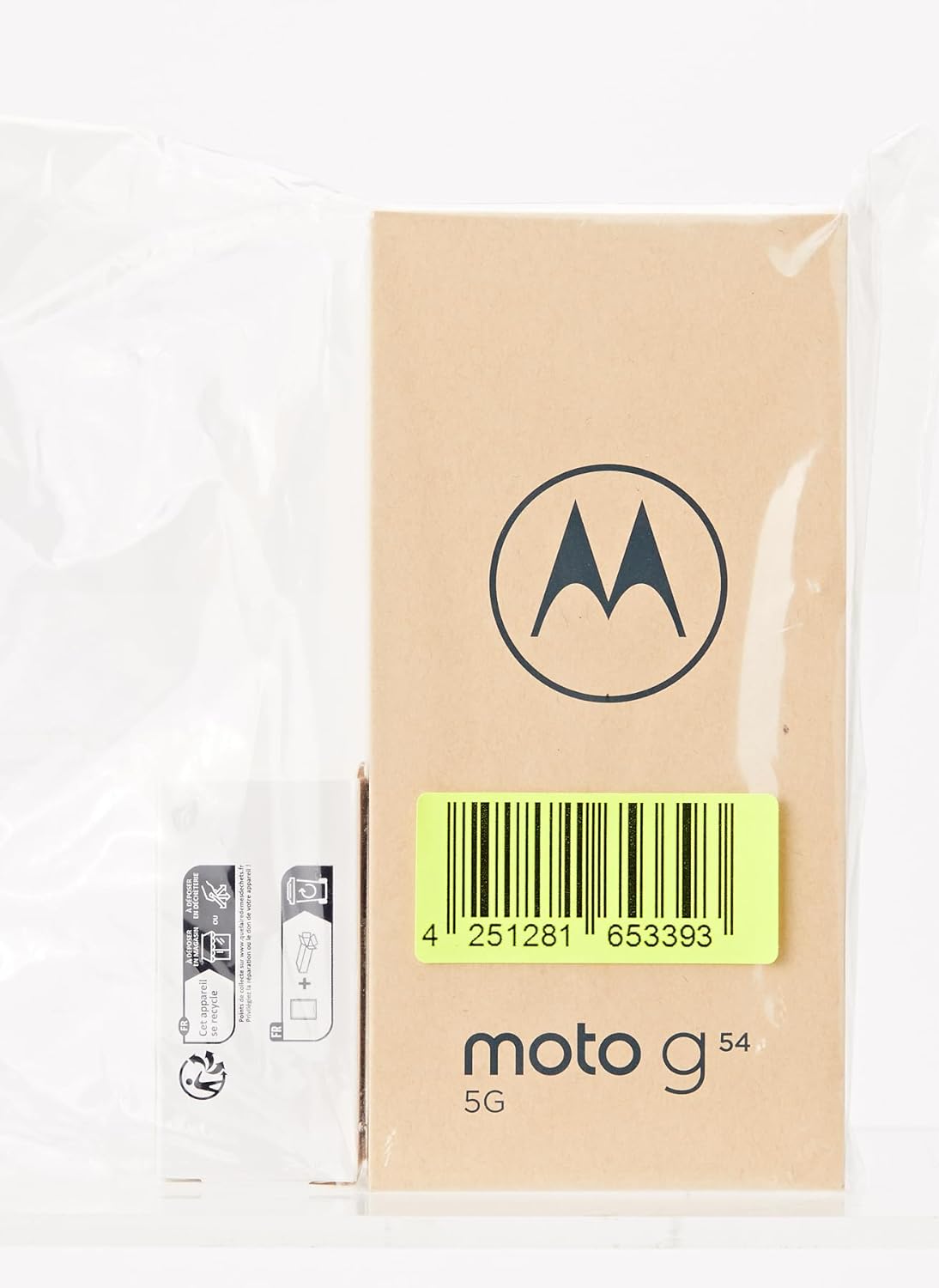 Motorola Moto g54 5G (6,5 inch FHD+ Display, 50 MP Dual Camera, 8/256 GB, 5000 mAh, Android 13) Indigo Blue (veganistisch leer), incl. beschermhoes + telefoonhouder [exclusief bij Amazon]