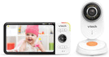 Vtech VM818 HD babymonitor – video-babyfoon met groothoekcamera – HD-video, helder geluid, 5 inch lcd-kleurenscherm en nachtzichtfunctie – met intercomfunctie, slaapliedjes en geluiden