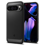 Spigen Rugged Armor Case Compatibel met Google Pixel 9 Pro XL [Made for Google] hoesje -Zwart