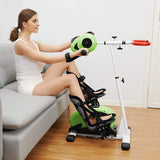 JTYX Bewegingstrainer, arm- en beentrainer, 2-in-1 met motor, revalidatietrainer, hometrainer, pedaaltrainer, trainingsdisplay en massagehandgrepen voor senioren