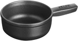 STAUB 1461223 Mini kaasfonduepan, gietijzer, mat zwart