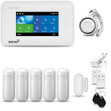 HXA006 Huis alarm kit WiFi + GSM met Sirene | Tuya Smartlife App | Alarmsysteem met 1x draadloze raamsensor, 5x bewegingssensor | Alarmsysteem voor huis, woning, garage