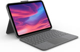 Logitech Combo Touch-hoes met afneembaar toetsenbord voor iPad (7e, 8e, 9e en 10e generatie en iPadOS 13.4 of hoger), PAN Nordic-ontwerp, grafietkleur