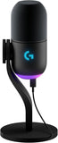 Logitech G Yeti GX Dynamic RGB-gamingmicrofoon met LIGHTSYNC, USB-microfoon voor streamen, supercardioïde, plug-and-play met USB voor pc/Mac - Zwart