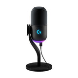 Logitech G Yeti GX Dynamic RGB-gamingmicrofoon met LIGHTSYNC, USB-microfoon voor streamen, supercardioïde, plug-and-play met USB voor pc/Mac - Zwart