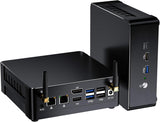 Mavsloly Mini-pc met Core i9-13900H, 14 kernen tot 5,4 GHz, 64G RAM 4T PCIE4.0 SSD desktopcomputer, Dual LAN, Wi-Fi 6E, 1x DisplayPort, 1x HDMI, 1x USB-C Triple Display, VESA, Windows 11 Pro