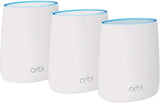 NETGEAR Orbi Whole Home Mesh Wifi-systeem - Wifi-router en 2 satellietverlengers met snelheden tot 2,2 Gbps Meer dan 6.000 vierkante meter, AC2200 (RBK23)