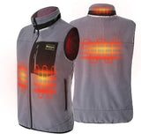 PROSmart Verwarmbaar Vest Lichtgewicht Fleece Verwarmd Vest met USB-Batterij, Unisex