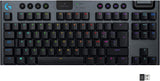 Logitech G 915 LIGHTSPEED TKL Tenkeyless-toetsenbord, draadloos, mechanisch gamingprofiel, GL-Tactile Switches, LIGHTSYNC RGB, +40 uur batterijduur, Italiaans QWERTY - zwart