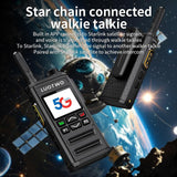 LUOTWO V1-DG2000 Nationale Intercom Walkie Talkie Ondersteuning WiFi Bluetooth Lange Range Radio IP67 Waterdichte Type-C Oplaadbare Handheld GPS Transceiver