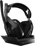 ASTRO Gaming A50 Draadloze Hoofdtelefoon + Oplaadstation voor Gaming, 4e generatie, Dolby, Balancing Gaming Sound en Voice, 2,4 GHz verbinding, PS5 (HDMI-adapter vereist), PS4, PC, Mac - Zwart