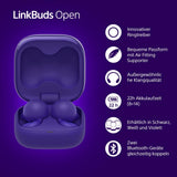 Sony LinkBuds Open - Draadloze Bluetooth Open Ear Buds - Transparant geluid, de hele dag comfort 4.8g, zweetbestendig, multipoint verbinding, 22 uur batterij, iOS & Android - Violet