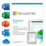 Microsoft 365 Business Standard Win/Mac - Nederlands - 1 Jaar|Standard|1|1 Year|PC/Mac/Android|Download