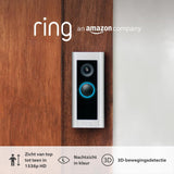 Ring Video Doorbell Pro 2 van Amazon | HD-video, zicht van top tot teen, 3D-bewegingsdetectie, bedrade installatie, met een gratis proefperiode van 30 dagen Ring Protect