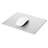 Desire2 Gaming-muismat met antislip rubber voor bureau - basis en mat oppervlak voor Apple Macbook, Imac, computer en laptops - aluminium zilver