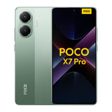 Xiaomi POCO X7 Pro smartphone, 12+512GB, groen, 50MP hoofdcamera met OIS, 6000mAh (typ) batterij met 90W HyperCharge, IP68, AI-functies (oplader niet inbegrepen)