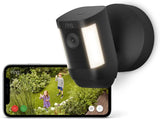 Ring Spotlight Camera Pro (bedraad) | 1080p HD-video met HDR, 3D-bewegingsdetectie, vogelperspectief, LED-schijnwerpers, bedrade installatie | Ring Protect-proefperiode (30 dagen gratis)