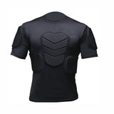 AXTMR Anti-botsing voetbal doelman tricot pak sport training doelman uniform, ultradunne ademende stof is niet benauwd, zwart 16, S