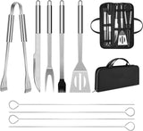 BBQ Gebruiksvoorwerp Set Rvs Professionele Barbecue Accessoires Grill Tool Met Tas Gemakkelijk Te Dragen (9)