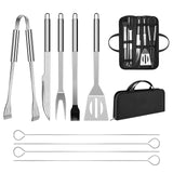 BBQ Gebruiksvoorwerp Set Rvs Professionele Barbecue Accessoires Grill Tool Met Tas Gemakkelijk Te Dragen (9)