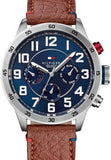 Tommy Hilfiger Watches herenhorloge analoog kwarts leder 1791066