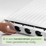 SpeedComfort Trio-pack Set 3-delig: Slimme verwarmingsventilator voor onder verwarmingsystemen - Duurzame verwarmingversterker voor onder radiator - Tot 22% energiebesparing - Geruisloos