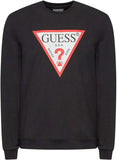 Felpa uomo Guess logo triangolo Audley cn fleece black ES24GU26 M2YQ37K6ZS1