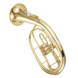 Platte Tenortuba Met Drie Kleppen In B-vlak Messing Lak Goud Euphonium Instrument Met Koffer En Accessoires Eufonium voor Beginners