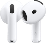 Apple AirPods 4 draadloze oortjes, Bluetooth-koptelefoon, persoonlijke ruimtelijke audio, zweet- en waterbestendig, USB C-oplaadcase, H2 chip, tot 24 uur batterijduur, moeiteloos instellen voor iPhone