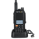 Retevis A61 Ham Radio, GPS, IP67 Waterdichte Walkie Talkie, 2m/70cm/FM/AM band, 2200mAh Batterij, Radio Alias, Sub PTT, USB-C Opladen Amateur Radio voor Noodhulp, Ham Event in Filed (1 Stuks)