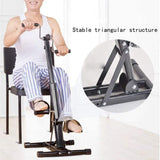 Pedaaltrainer, fysiotherapie hometrainer stationair, verstelbare weerstand arm been indoor boven- en onderfitness trainingsapparaat, apparatuur