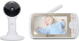 Motorola VM65 5-Inch HD Video Baby Monitor: WiFi-connectiviteit, Twee-Way Audio, Nachtzicht en Kamertemperatuurmonitor, Lullabies