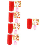 Toyvian 5 Stuks Bubble Machine Kinderspeelgoed Speelgoed- Bubbels Maker Bubbels Speelgoed Kinderen Partij Bubbel Marker Bellenmaker Bubbels Machines Rood Buikspieren