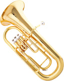 Messinglak Goud Drie Stand Key B Flat Euphonium Volwassen Koperinstrument Met Accessoires Eufonium voor Beginners