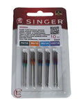 Singer N2020B10AS823R Universele naald 2020 Mix 10-delige naald, metaal, zilver, 7 x 0,03 x 4 cm