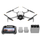 DJI Mini 4 Pro Fly More Combo met DJI RC 2 (scherm-afstandsbediening), opvouwbare minidrone met 4K-camera, minder dan 249 g, 34 min vliegtijd, 2 extra batterijen,C0