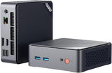 AWOW Mini PC Intel Gen12 N100 Quad Core 3.40GHz, 16GB DDR4 512GB M.2 SSD Windows 11 Pro Mini Desktop Computer, Micro PC Dual Display HDMI DP 4K @60Hz Gigabit Ethernet, WiFi5/BT5.2/USB3.0