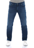 MUSTANG Tramper Straight Fit Jeans voor heren, denim, stretch, katoen, blauw, zwart, W30, W32, W33, W34, W36, W38, W40