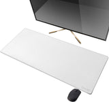 CENNBIE Uitgebreide lederen gaming-muismat / -mat, groot bureau Bureaucomputer Leren mat-muismat, waterdicht 90x40cm (wit)