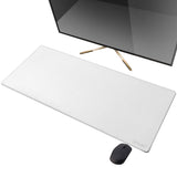 CENNBIE Uitgebreide lederen gaming-muismat / -mat, groot bureau Bureaucomputer Leren mat-muismat, waterdicht 90x40cm (wit)