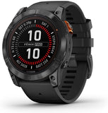 Garmin Fenix 7X Pro Solar 51mm, Smartwatch, Sporthorloge, 37 dagen Batterij, 40+ Sport-apps, Garmin Pay, Muziek, Ingebouwde zaklamp, Zwart