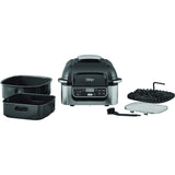 Ninja Foodi Health Grill en Air Fryer [AG301UK] 5,7 liter, geborsteld staal en zwart
