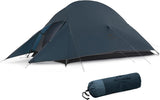 Naturehike Cloud Up 2 Campingtent 3-4 Seizoenen voor 2 Personen, Lichtgewicht Backpacking Tent, Waterdicht, Insectenbestendige Familietent voor Wandelen, Bergbeklimmen (20D Blauw Opgewaardeerd)